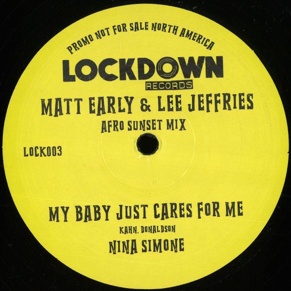 Nina Simone — My Baby Just Cares For Me vinyl cover