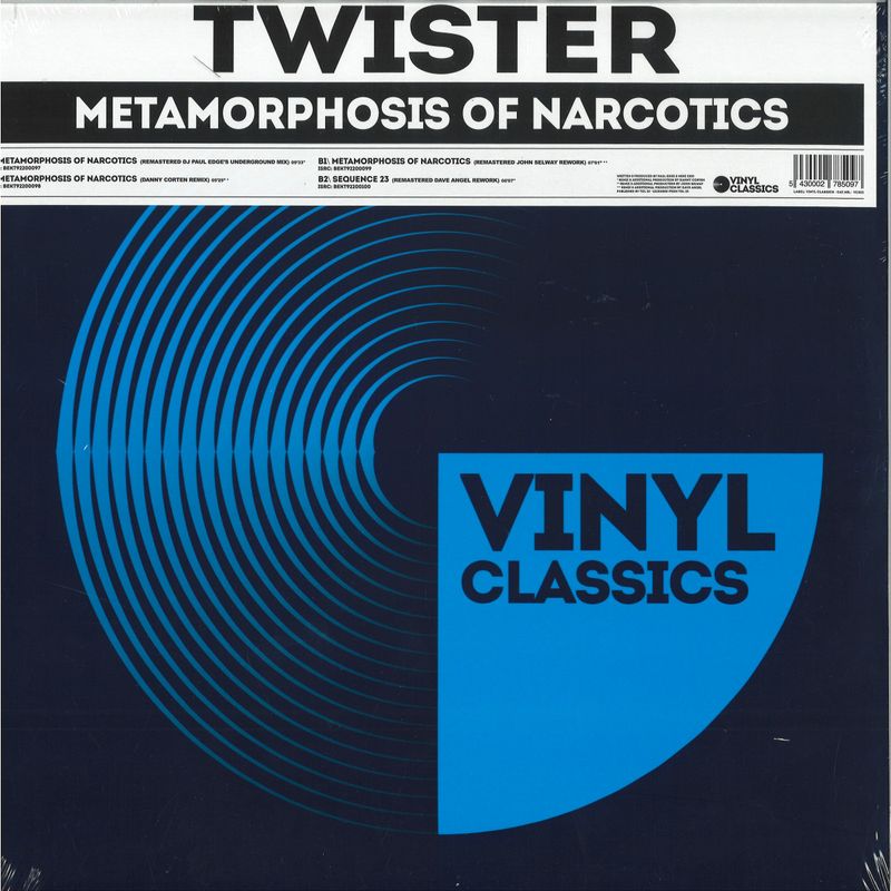 Twister — METAMORPHOSIS OF NARCOTICS EP vinyl cover