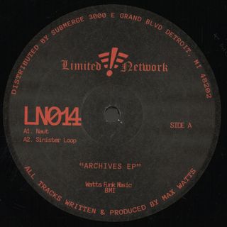 Max Watts — Archives LP 2x12" vinyl cover