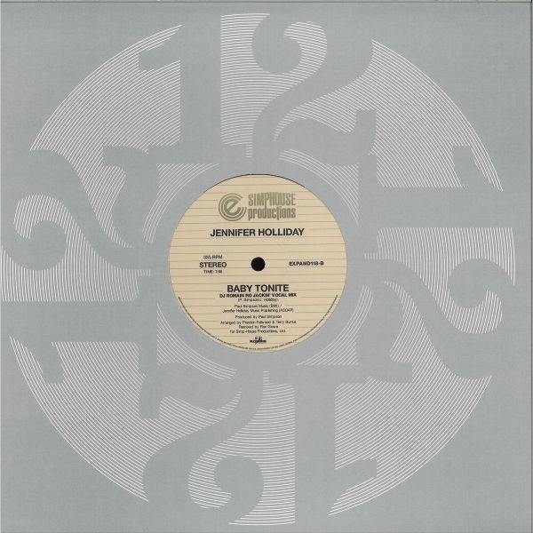 Jennifer Holiday — Baby Tonite vinyl cover