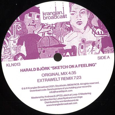 Harald Björk — Sketch On A Feeling vinyl cover
