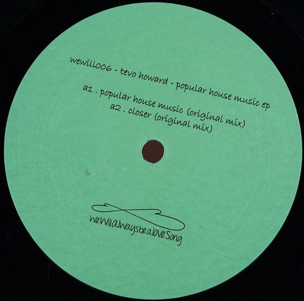 Tevo Howard — Popular House Music Ep vinyl cover