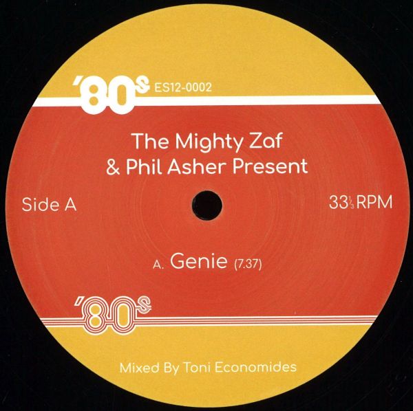 The Mighty Zaf, Phil Asher — Genie vinyl cover