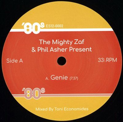 The Mighty Zaf, Phil Asher — Genie vinyl cover