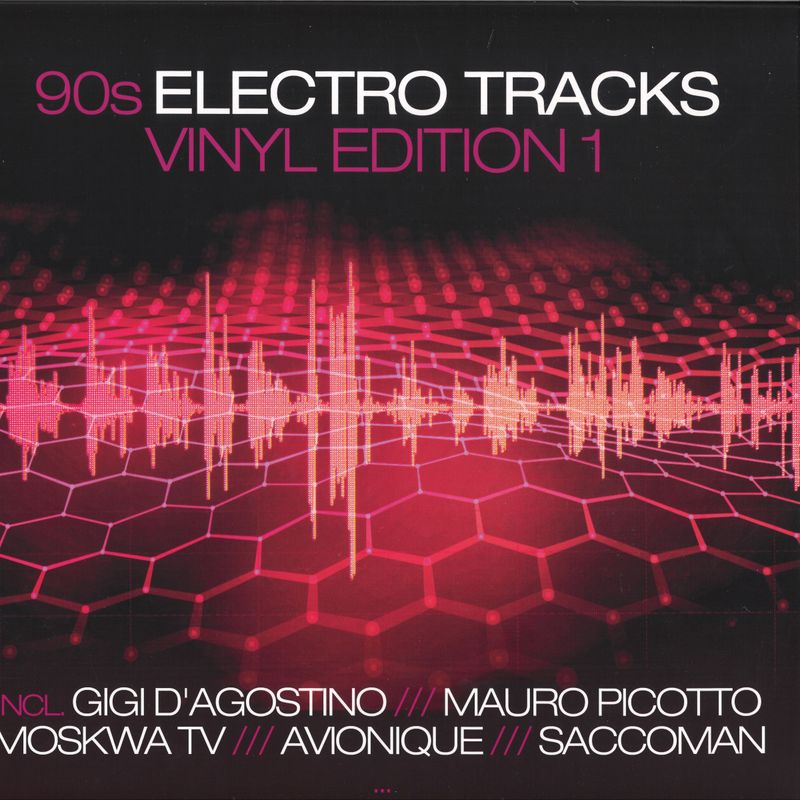 Various — 90s Electro Tracks - Vinyl Edition 1 vinyl cover