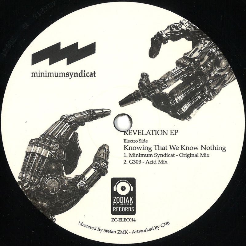 Minimum Syndicat — Revelation EP vinyl cover