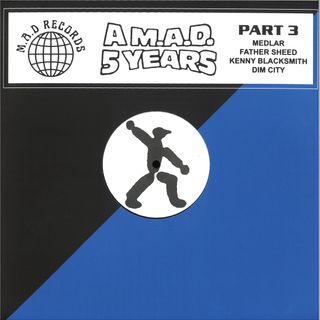 Various — A M.A.D 5 YEARS Pt.3 vinyl cover