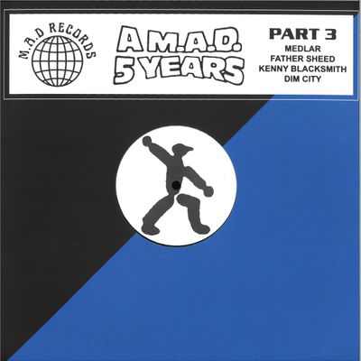 Various — A M.A.D 5 YEARS Pt.3 vinyl cover