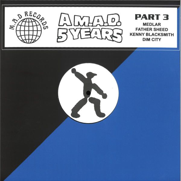 Various — A M.A.D 5 YEARS Pt.3 vinyl cover