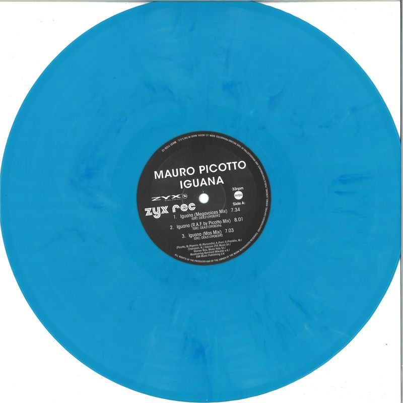 Mauro Picotto — IGUANA EP vinyl cover