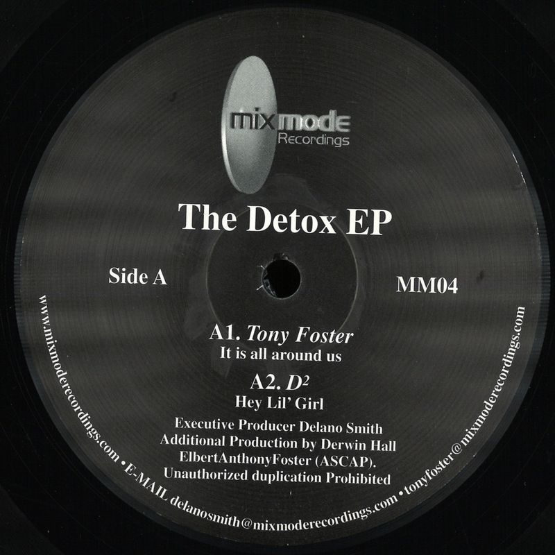 Delano Smith, Tony Foster — Detox Ep vinyl cover
