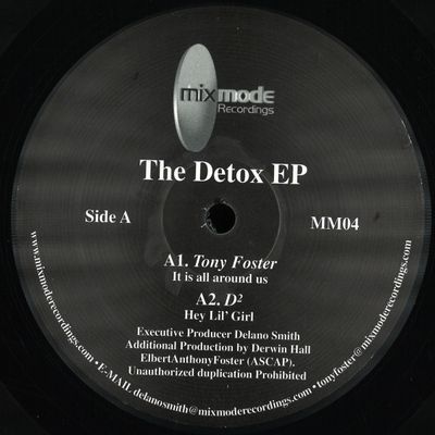 Delano Smith, Tony Foster — Detox Ep vinyl cover