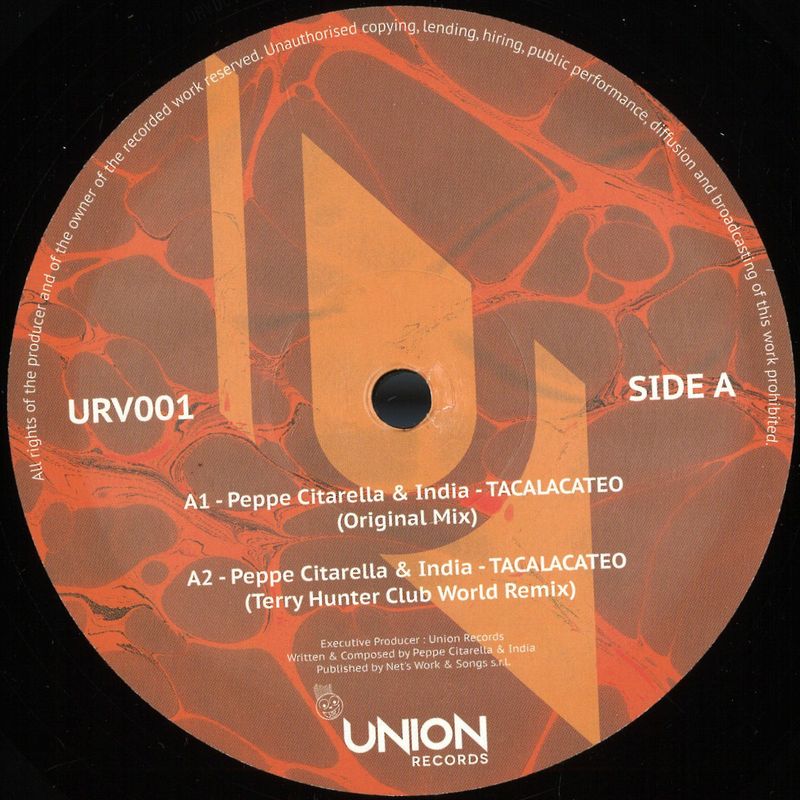 Peppe Citarella, India — TACALACATEO / MAMAFRICA vinyl cover