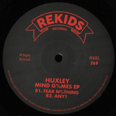 Huxley — MIND G%MES EP vinyl cover