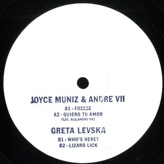Joyce Muniz, Andre VII, Greta Levska — Freeze / Who’s Here? vinyl cover