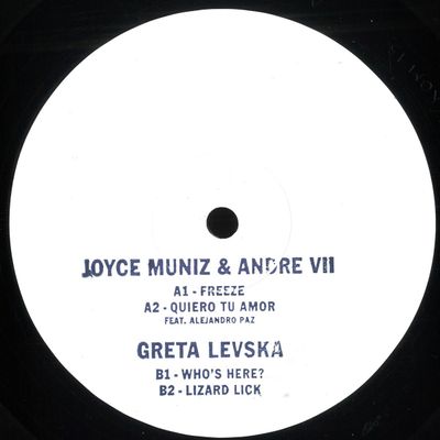Joyce Muniz, Andre VII, Greta Levska — Freeze / Who’s Here? vinyl cover