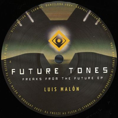 Luis Malón, Omar — Freaks From The Future EP vinyl cover