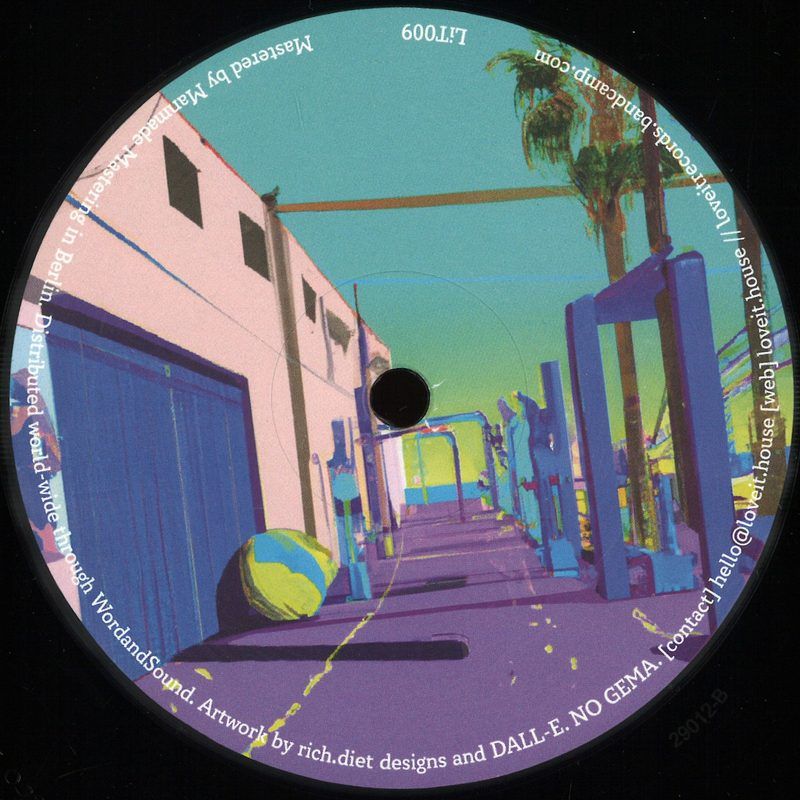 Joe Pariota — LOST IN THE ATMOSPHERE vinyl cover