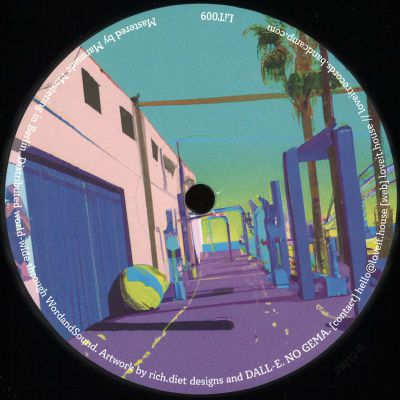 Joe Pariota — LOST IN THE ATMOSPHERE vinyl cover