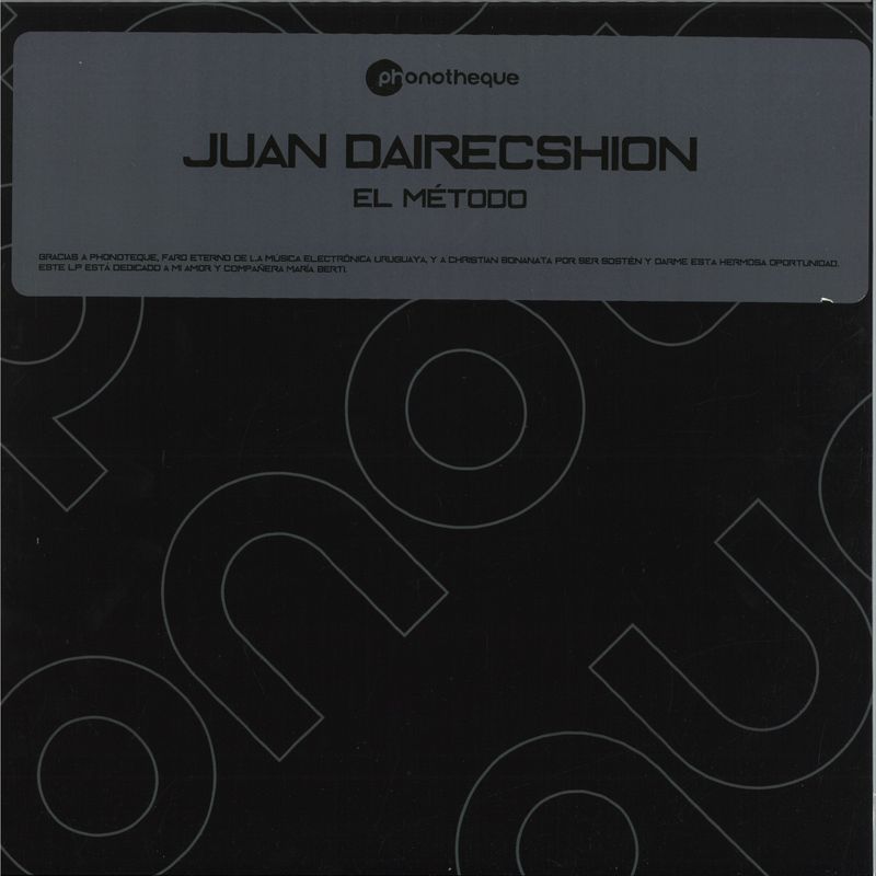 Juan Dairecshion — El Método vinyl cover