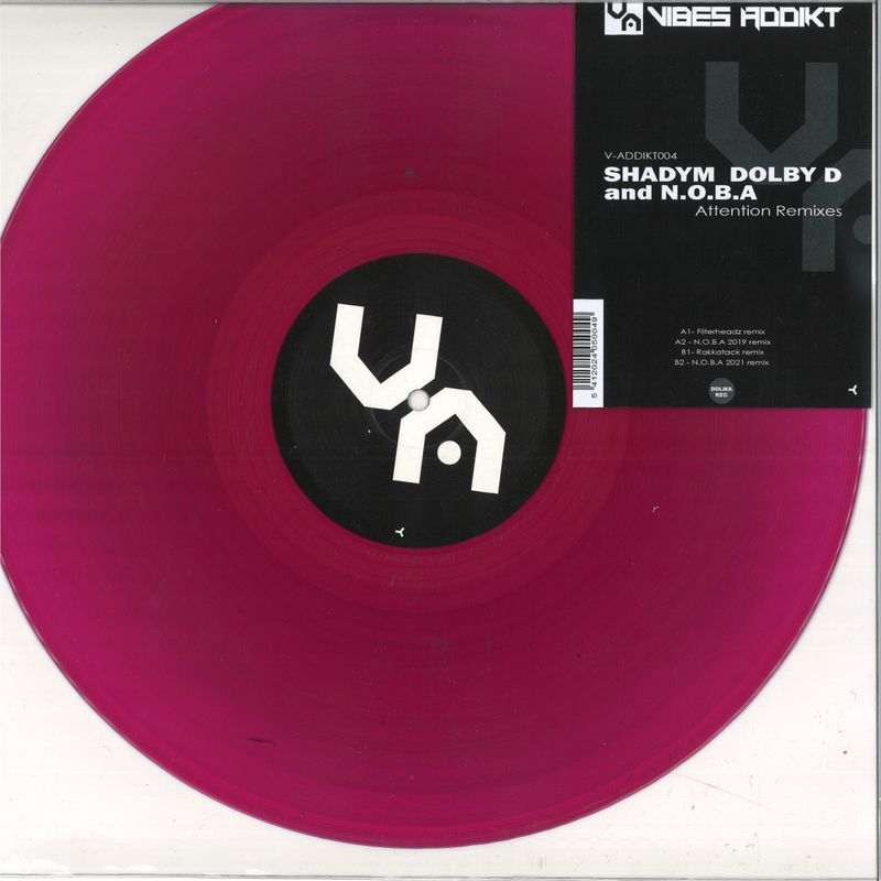 Shadym, Dolby D, N.o.b.a — ATTENTION REMIXES vinyl cover
