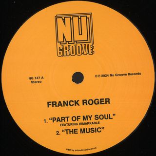 Franck Roger — Cosmic Tree EP vinyl cover
