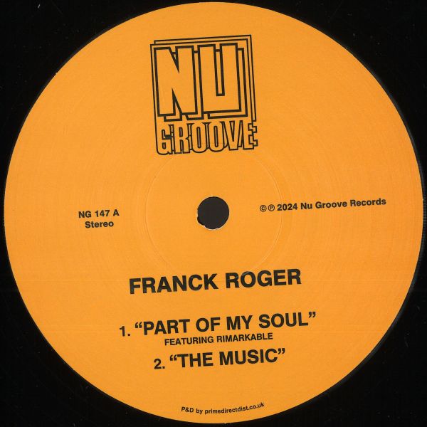 Franck Roger — Cosmic Tree EP vinyl cover