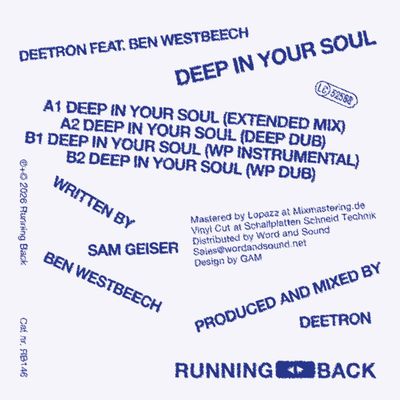 Deetron, Ben Westbeech — Deep In Your Soul vinyl cover