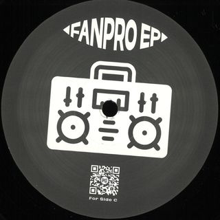 Myles Sergé, Toxido Mask, Ackermann, Myk Derill — FANPRO EP LP vinyl cover