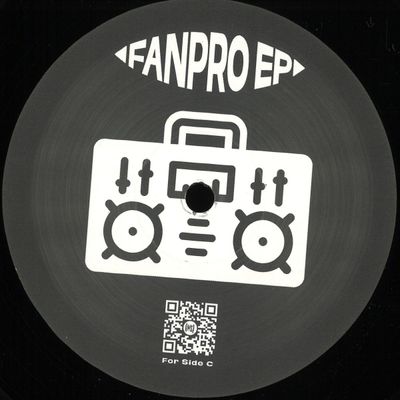 Myles Sergé, Toxido Mask, Ackermann, Myk Derill — FANPRO EP LP vinyl cover