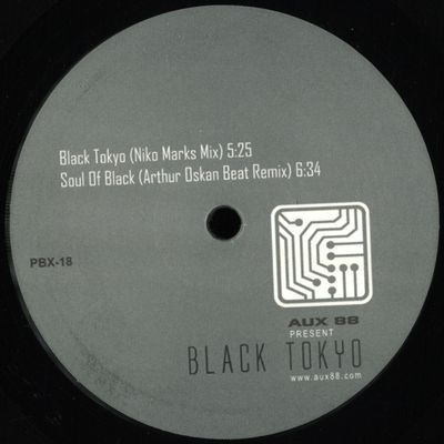 Aux 88, Black Tokyo — Remix Sessions 1 vinyl cover
