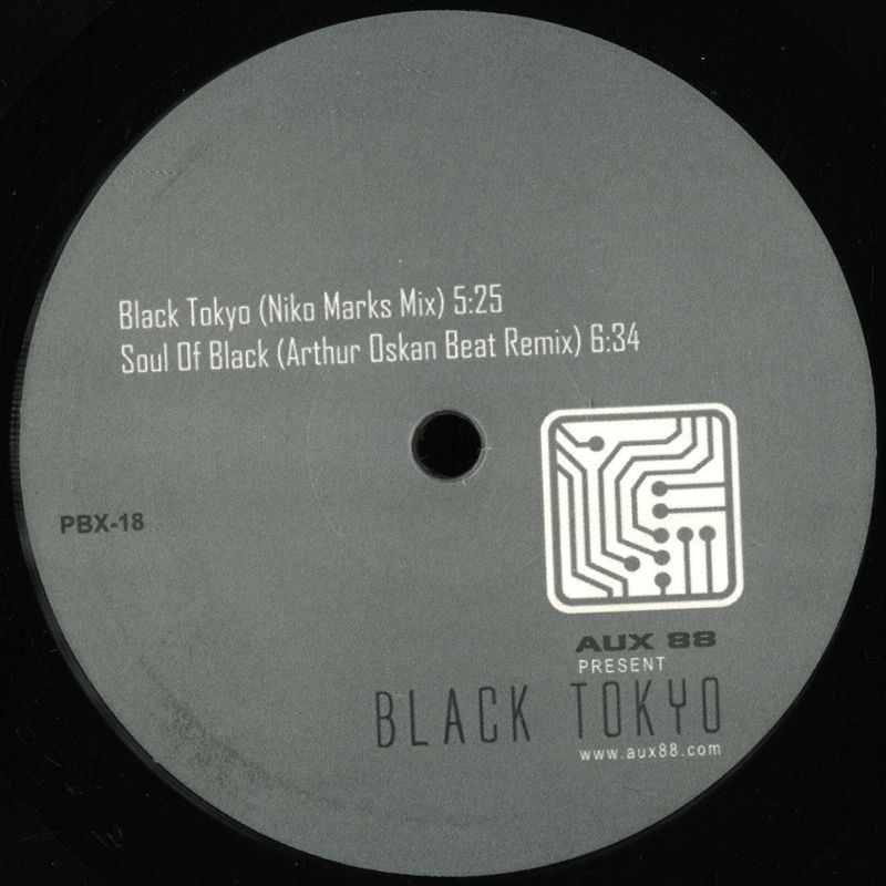 Aux 88, Black Tokyo — Remix Sessions 1 vinyl cover