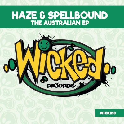 Haze, Spellbound — The Australian EP vinyl cover