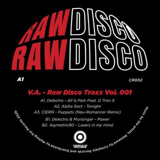 Various — Raw Disco Traxx Vol. 001 LP vinyl cover