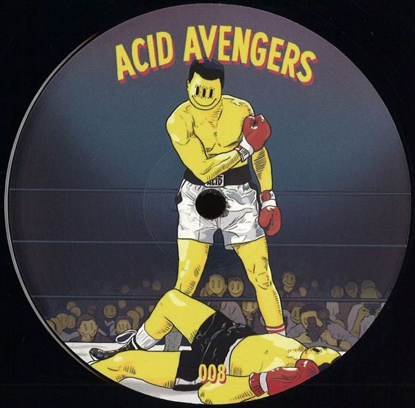 Photonz, Posthuman — Acid Avengers 008 vinyl cover