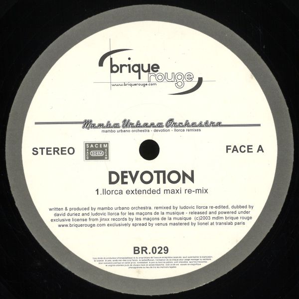 Mamba Rubana Orchestra — Devotion vinyl cover