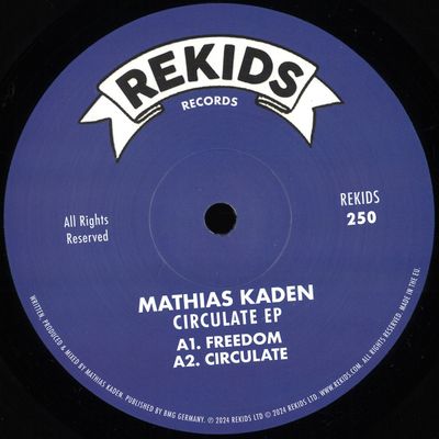 Mathias Kaden — Circulate EP vinyl cover