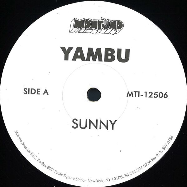 Yambu — Sunny / Hippopatamus vinyl cover