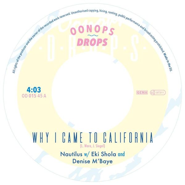 Nautilus — Why I Came to California / What You Won't Do For L 7" vinyl cover