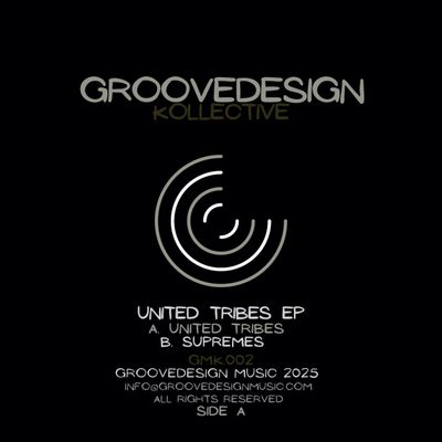 Groovedesign Kollective — United Tribes EP vinyl cover