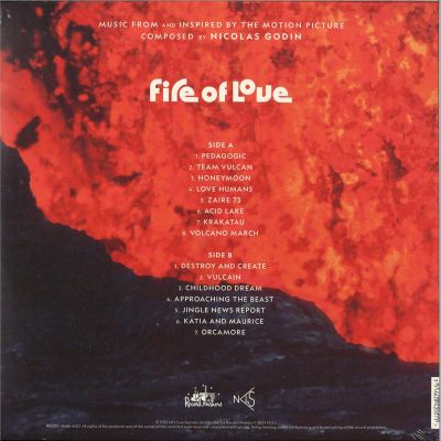 Nicolas Godin — FIRE OF LOVE LP vinyl cover