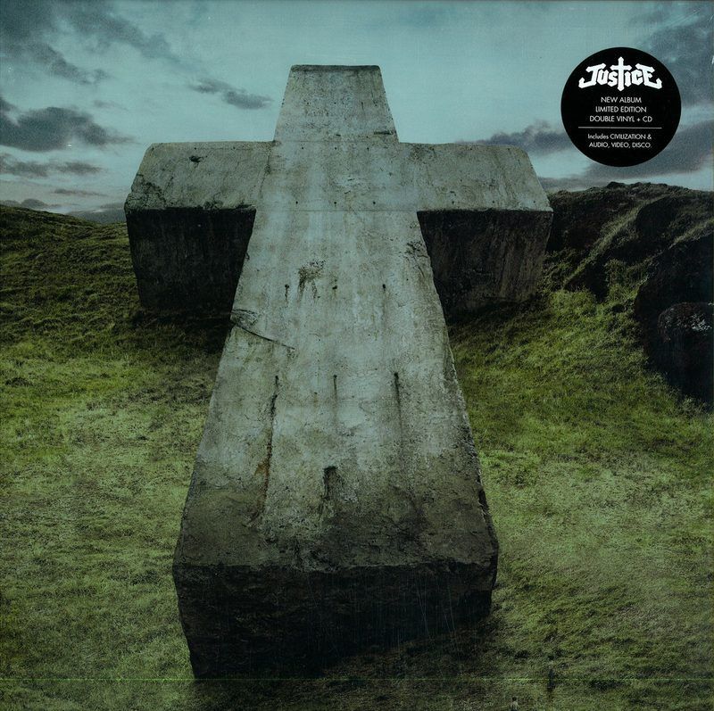 Justice — Audio, Video, Disco. 2x12" vinyl cover