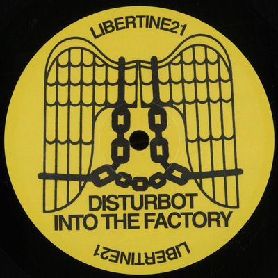 Disturbot — INTO THE FACTORY EP vinyl cover