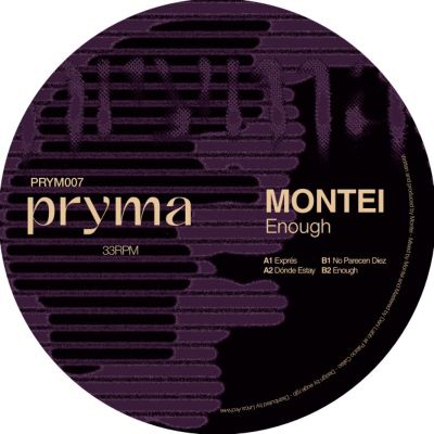 Montei — Enough EP vinyl cover