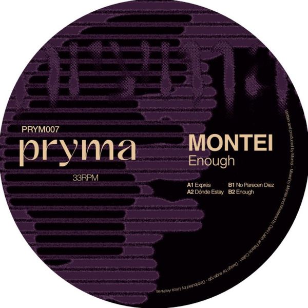 Montei — Enough EP vinyl cover