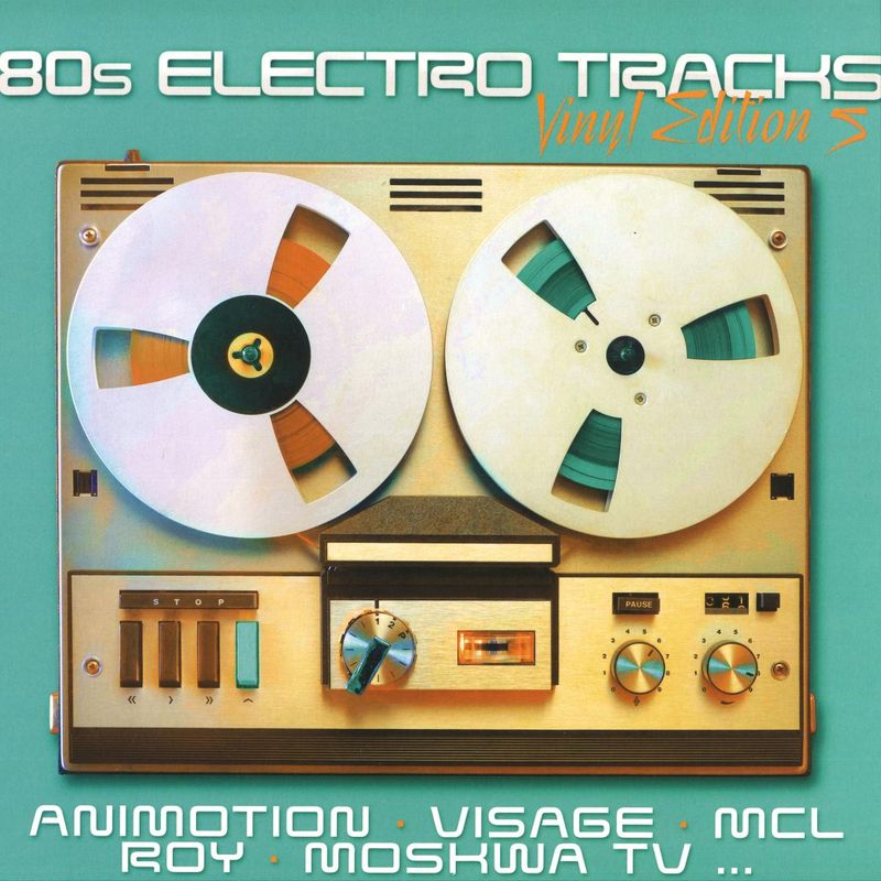 Various — 80s Electro Tracks - Vinyl Edition 5 LP vinyl cover