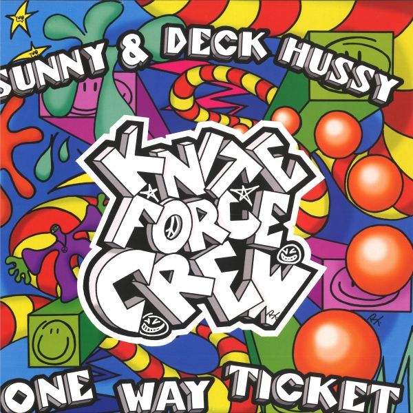 Sunny, Deck Hussy — One Way Ticket LP 3x12" vinyl cover