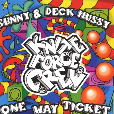 Sunny, Deck Hussy — One Way Ticket LP 3x12" vinyl cover