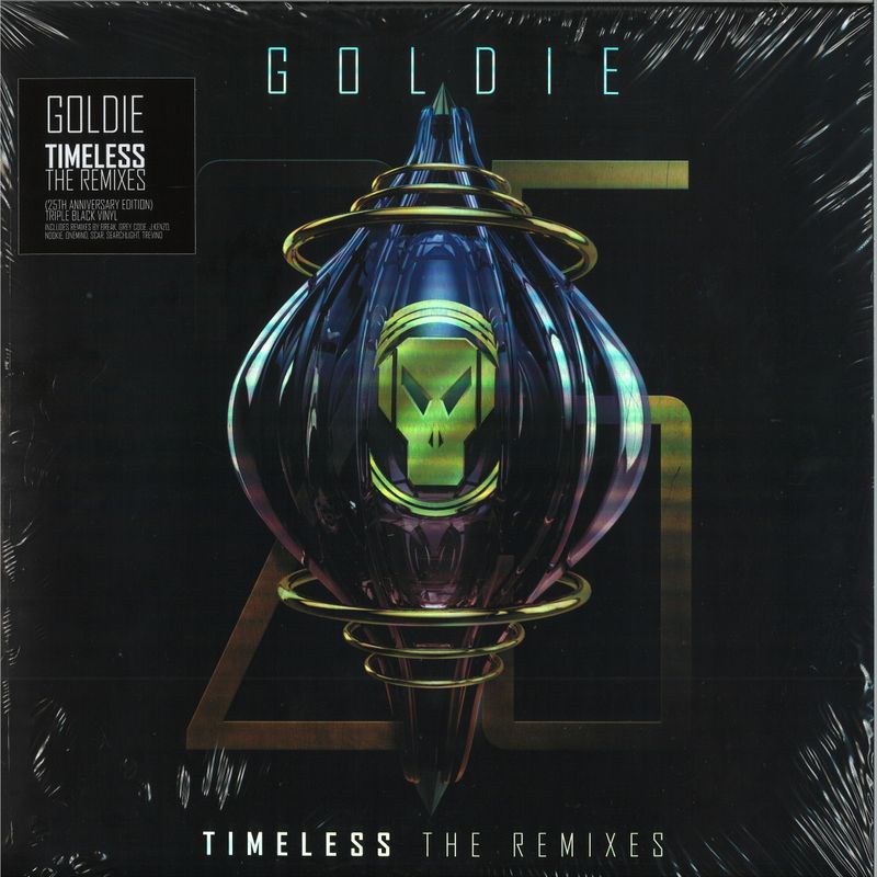 Goldie — TIMELESS (THE REMIXES) LP 3x12" vinyl cover