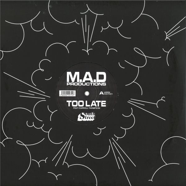 M.a.d Productions Featuring Carroll Thompson — Too Late vinyl cover